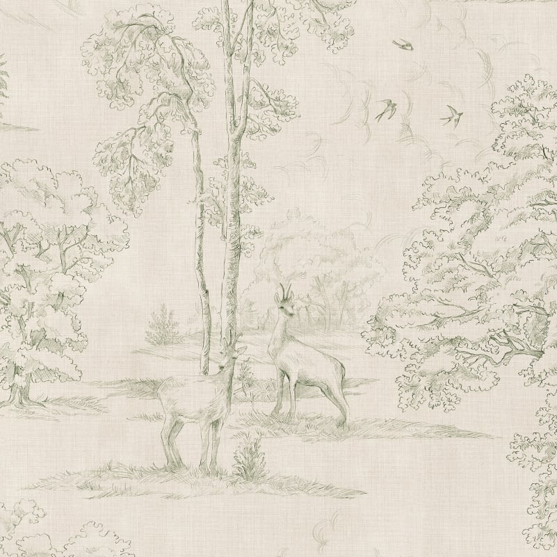 Sandberg behang Olive Green S10742