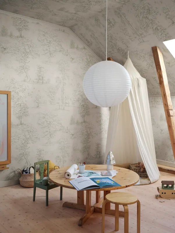 Sandberg behang Olive Green S10742