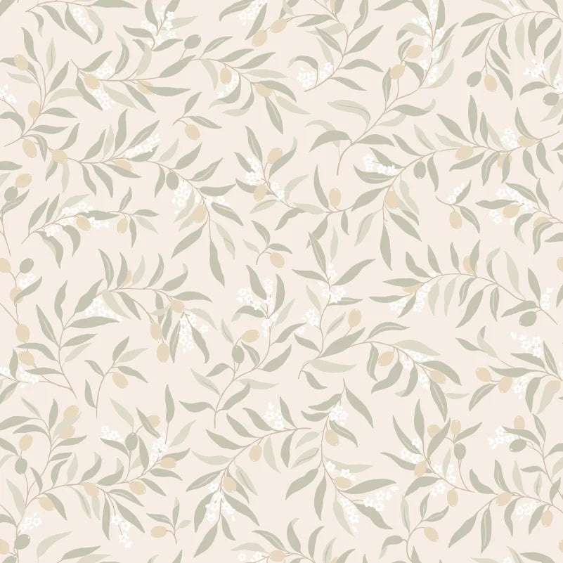 Sandberg behang Olivia Sage Green S10679