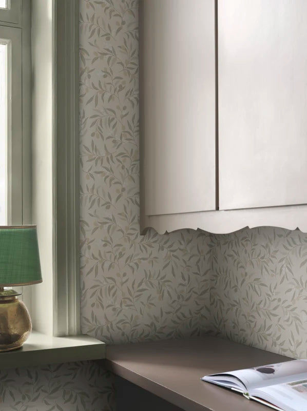 Sandberg behang Olivia Sage Green S10679