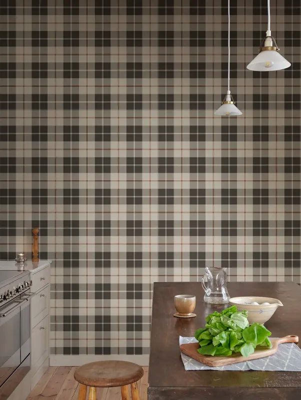 Sandberg behang Ranold Charcoal S10751