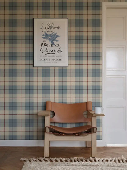 Sandberg behang Ranold Light Blue S10753