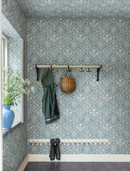 Sandberg behang Rosa Blue S10828