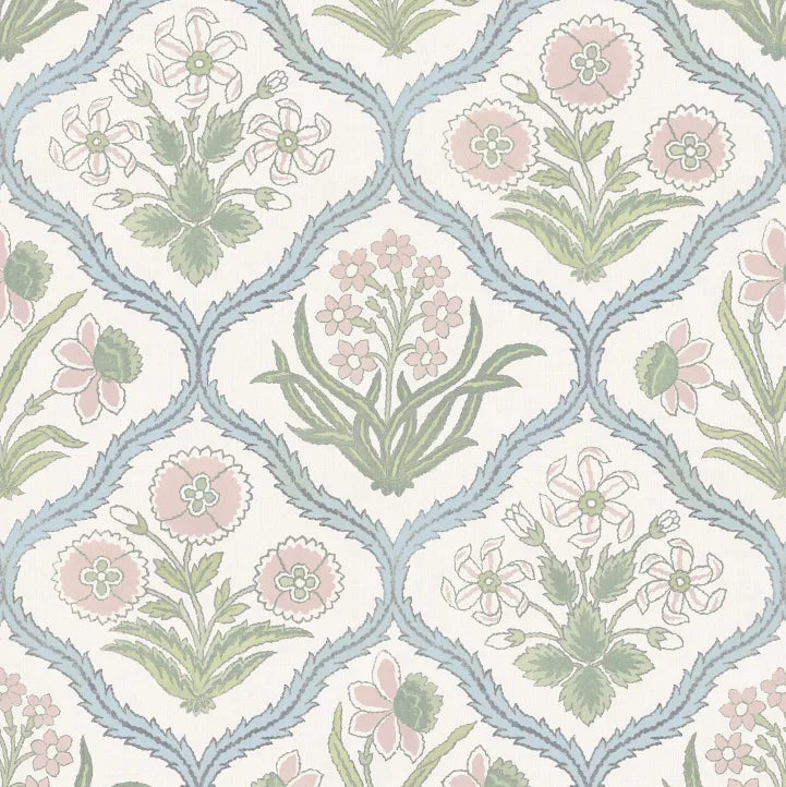 Sandberg behang Rosa Pastel S10827