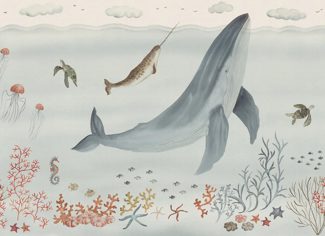 Sandberg behang Sally Blue S10759