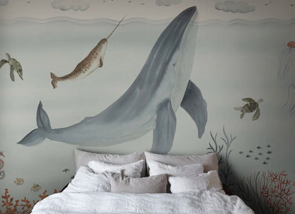 Sandberg behang Sally Blue S10759