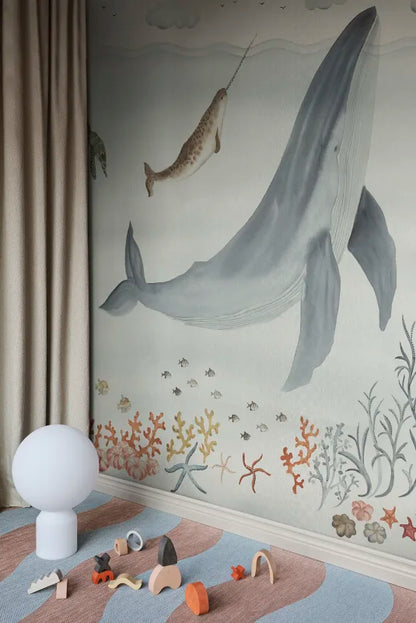 Sandberg behang Sally Blue S10759