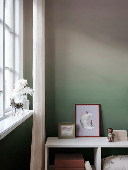 Sandberg behang Skymning Green S10708