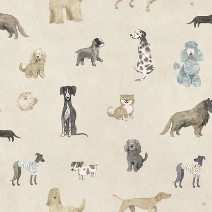 Sandberg behang Taiga And Friends Beige S10706