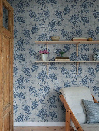 Sandberg behang Vera Blue S10839