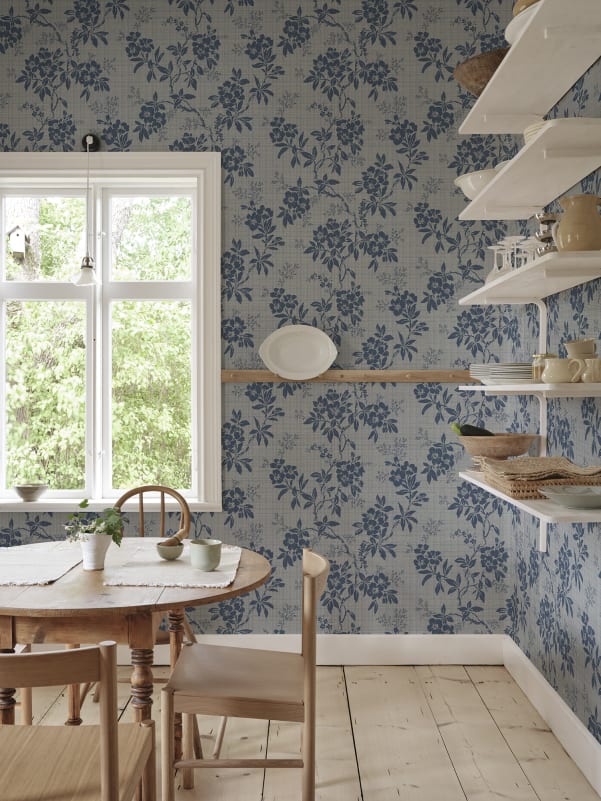 Sandberg behang Vera Blue S10839