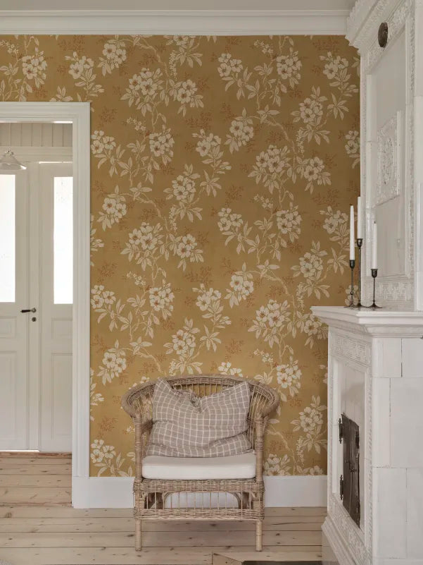 Sandberg behang Vera Yellow S10841