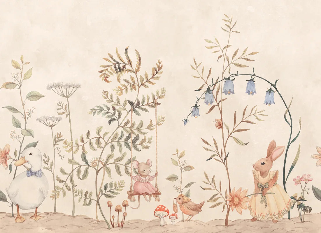 Sandberg behang Vilhelmina Beige S10592