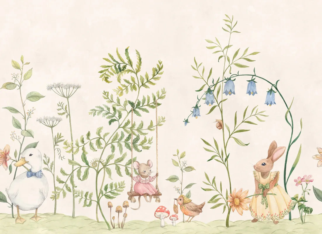 Sandberg behang Vilhelmina Green S10593