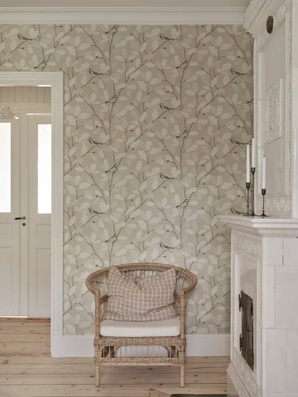 Sandberg behang Waldemar Beige S10730