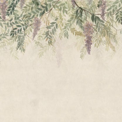 Sandberg behang Wisteria Green S10657
