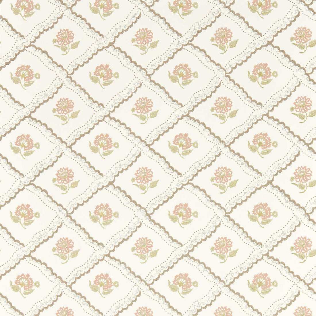 Sanderson Fairdown Chocolate/Putty 217442