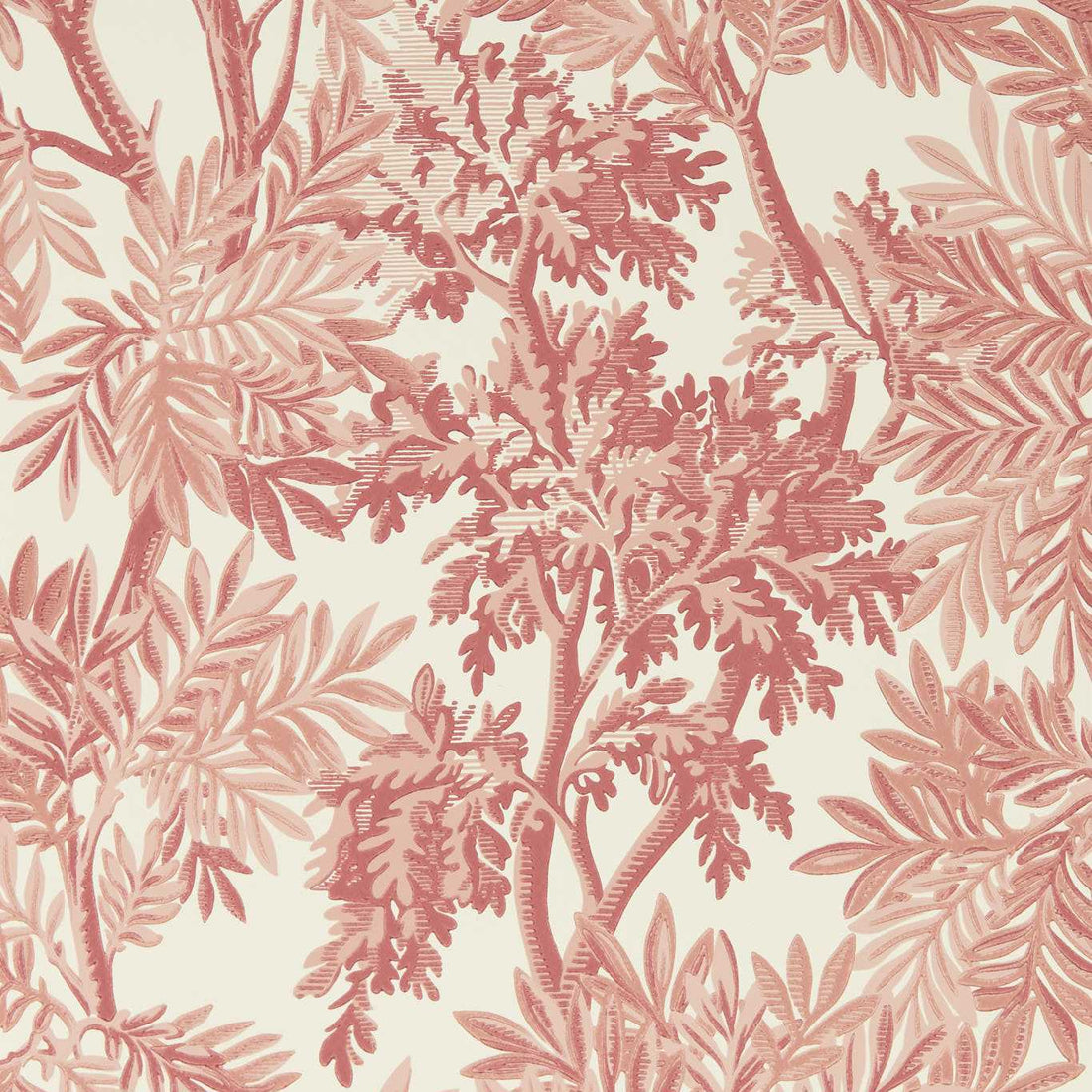 Sanderson Tapestry Trees Berry/Pink Clay 217415