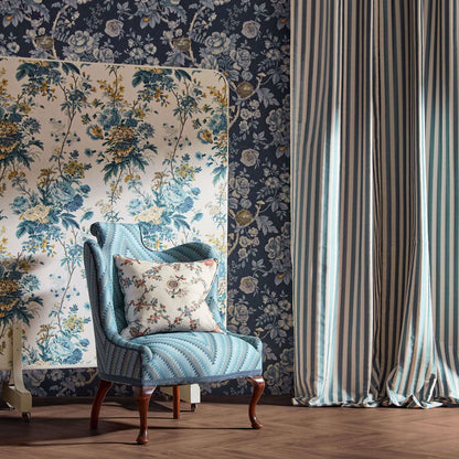 Sanderson stof Dazzle Woad 237387