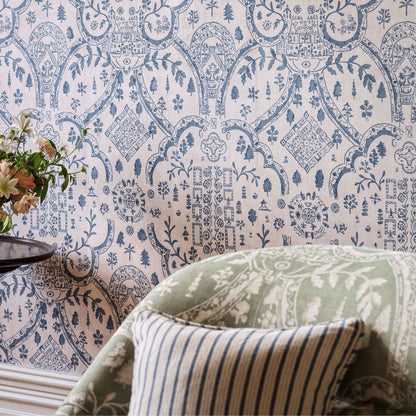 Sanderson Topiary view Wedgwood 217510