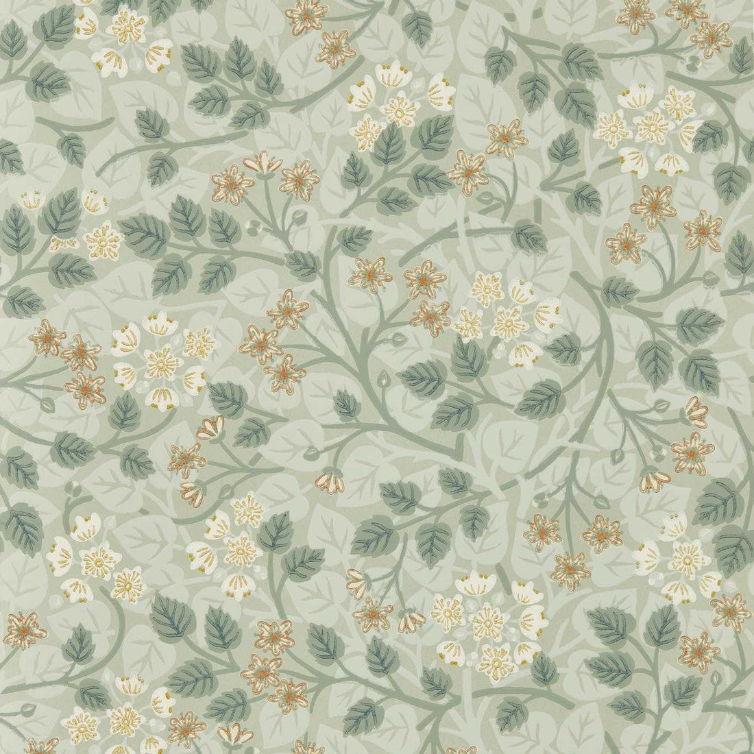 Sanderson Silver Lime Nymph 217516 groen &amp; Oker 