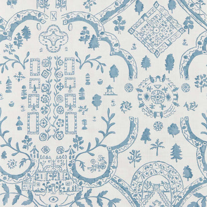 Sanderson Topiary view Wedgwood 217510