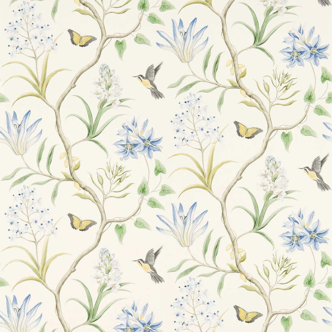 Sanderson behang Clementine Delft Blue 213389