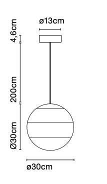 Marset Dipping Light hanglamp Ø30