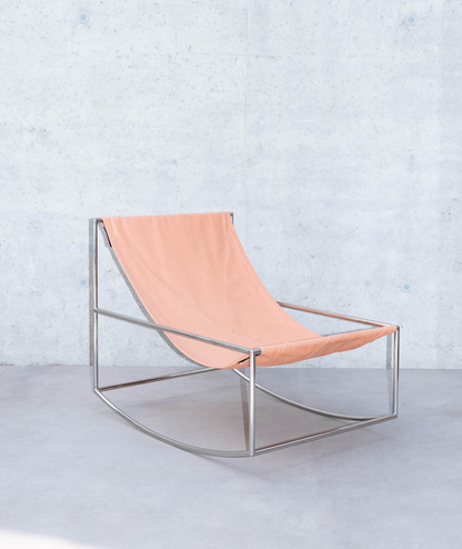 Valerie Objects Rocking chair stainless steel
