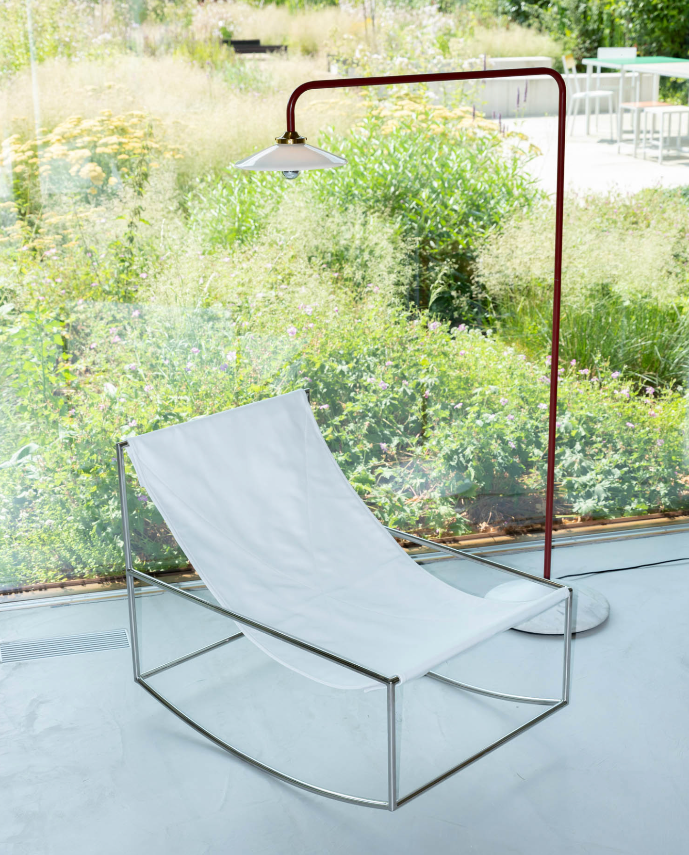 Valerie Objects Rocking chair stainless steel