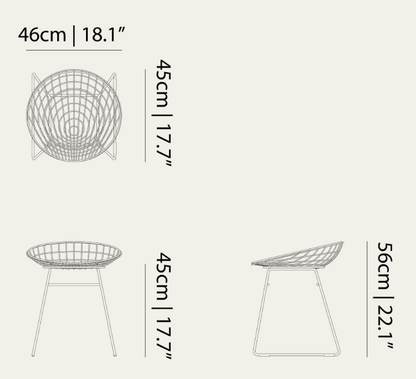 Pastoe SKM05 Wire Stool