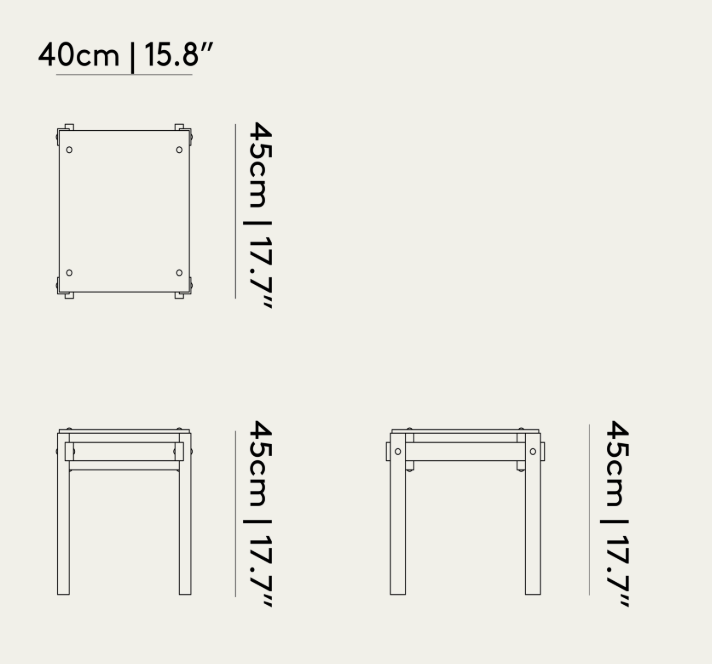 Pastoe Military Stool