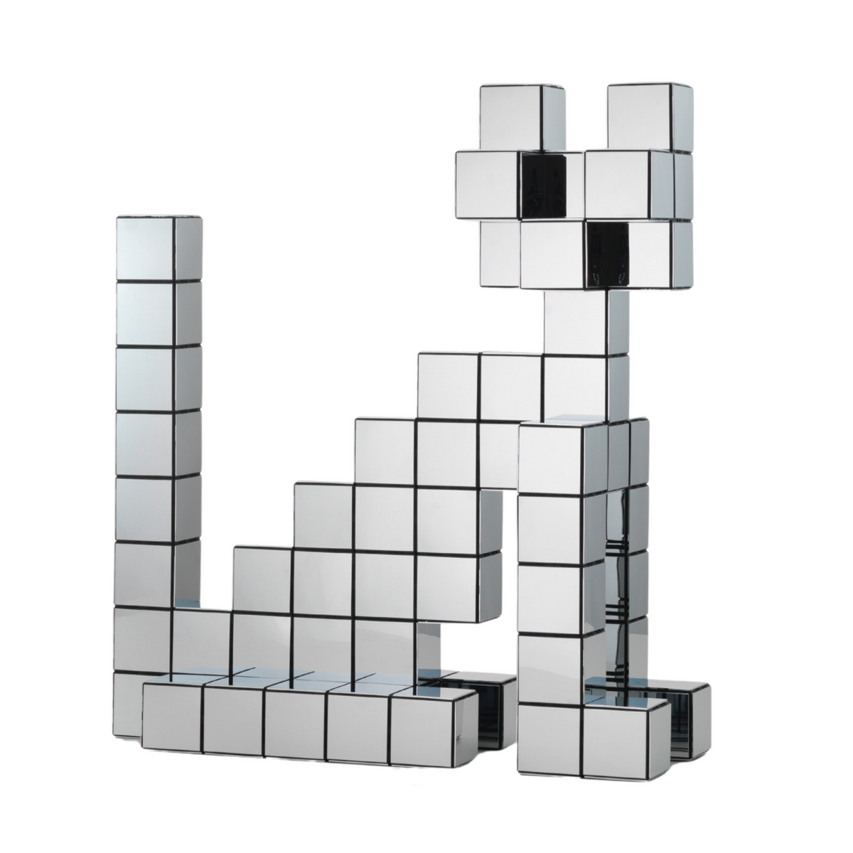Vitra Panton Cubes Cat duo-tone blauw, Verner Panton 1974