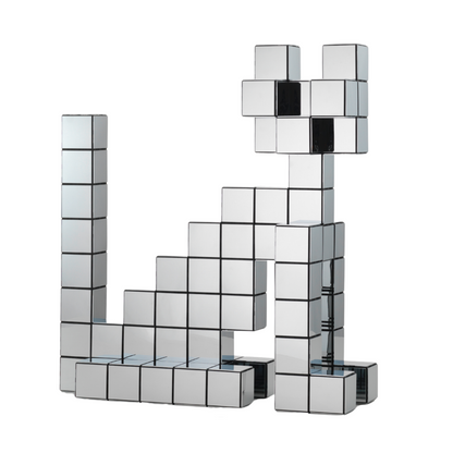 Vitra Panton Cubes Cat duo-tone blauw, Verner Panton 1974