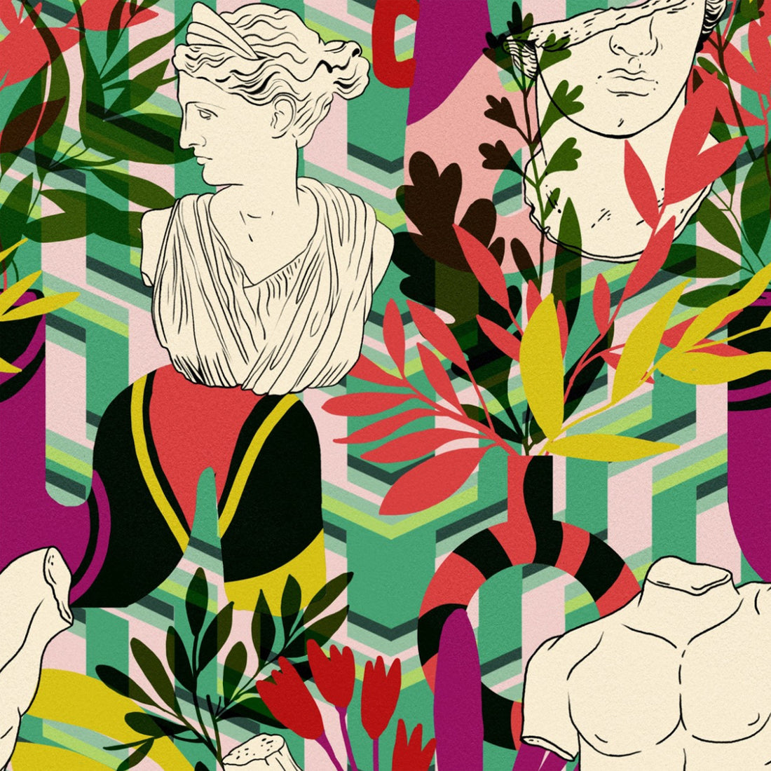 Mind the Gap behang Statuario WP20857