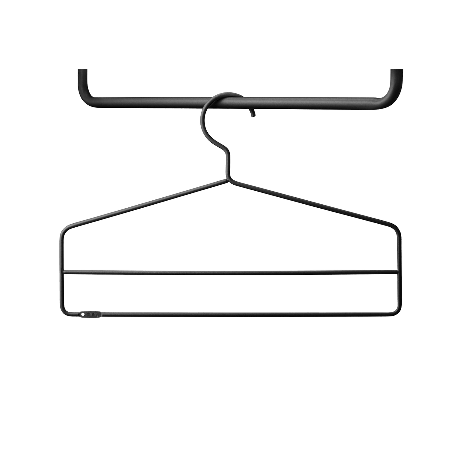 String Furniture Coat Hangers 4-pack Black