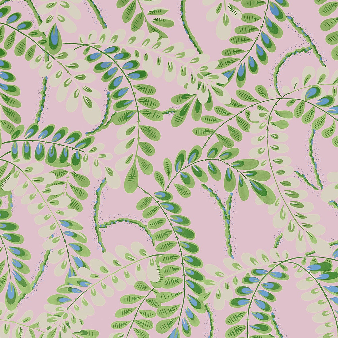 Thibaut behang Augusta T45037 Lavender uit de Wanderlust collectie 