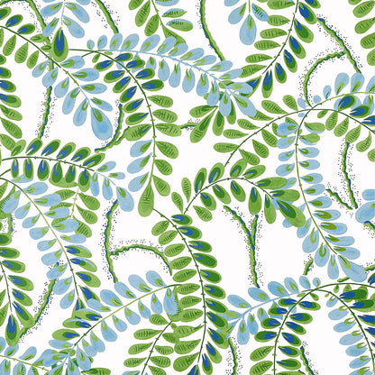Thibaut wallpaper Augusta T45038 Blue and Green 