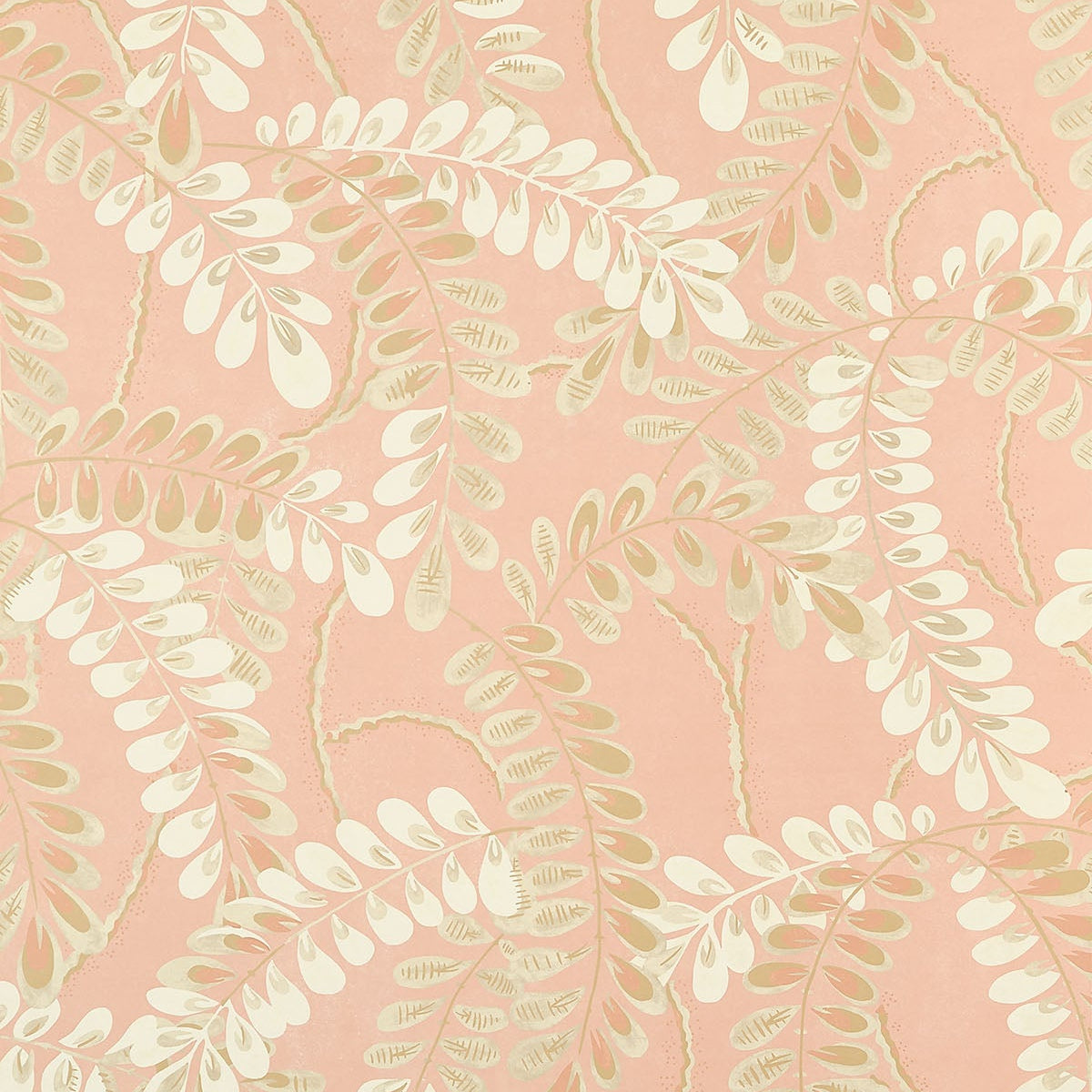 Thibaut behang Augusta T45041 Apricot uit de collectie Wanderlust 