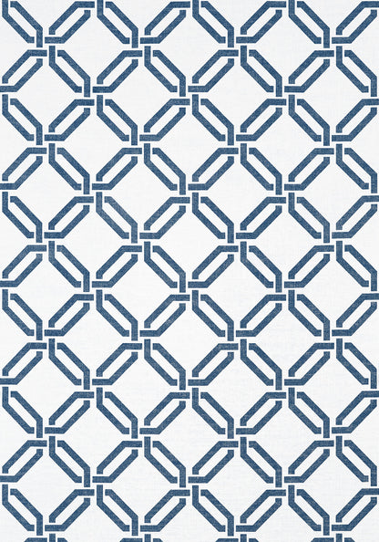 Thibaut behang Miramar Way T45052 Navy als grootte afbeelding 
