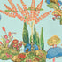 Thibaut behang Orleans T45030 Turquoise  uit de Wanderlust collectie 