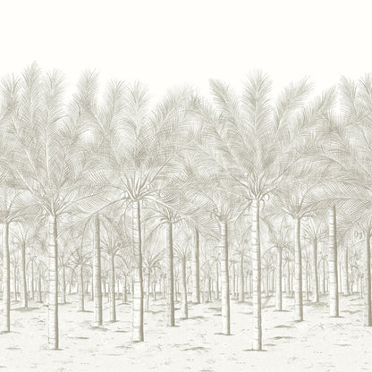 Thibaut behang Palm Grove Mural Beige TM13948