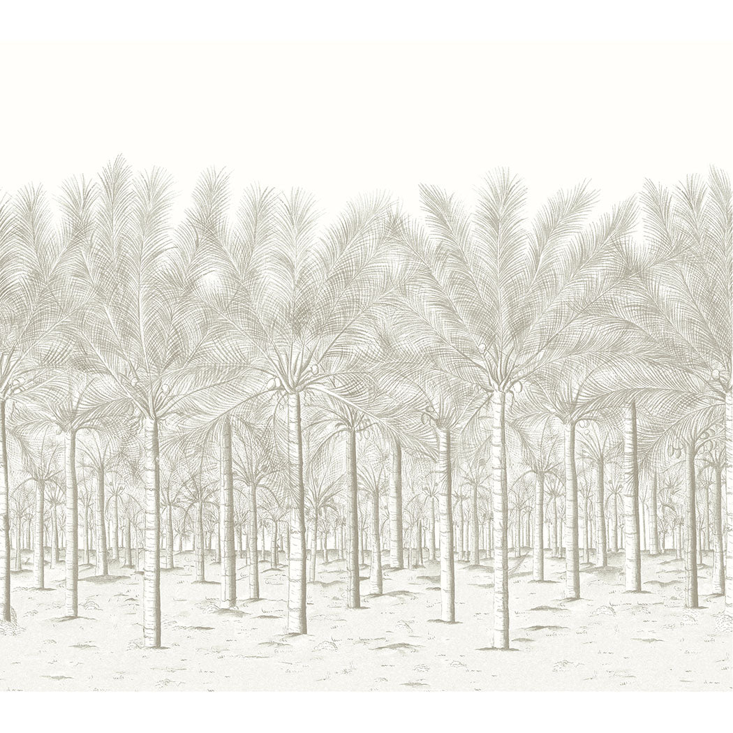 Thibaut behang Palm Grove Mural Beige TM13948