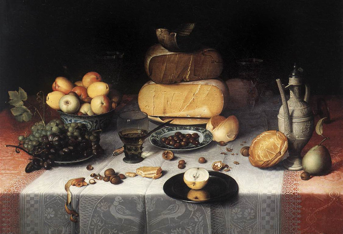 Thomas Eyck Rijksmuseum behang Still Life With Cheeses 