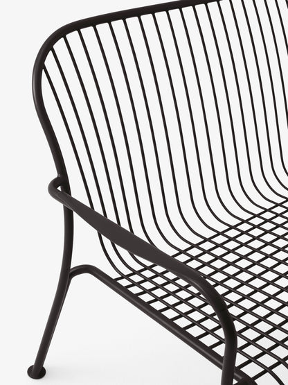 &amp;Tradition Thorvald SC110 outdoor lounge sofa with arms close up black