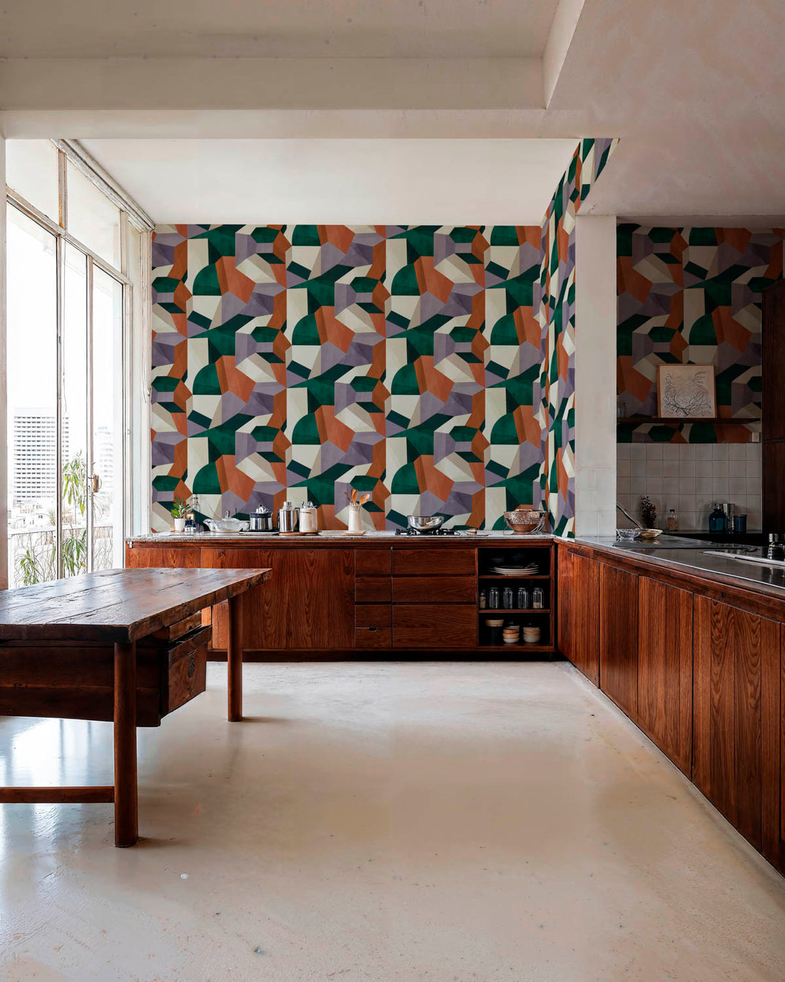 Tres Tintas behang Buildings Brick UT5403-4