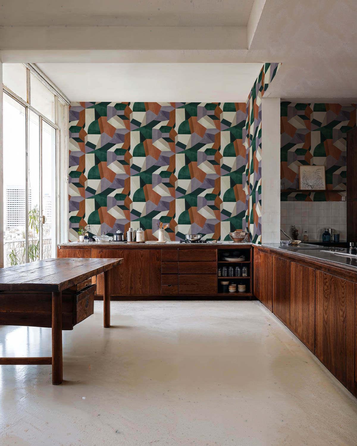 Tres Tintas behang Buildings Brick UT5403-4