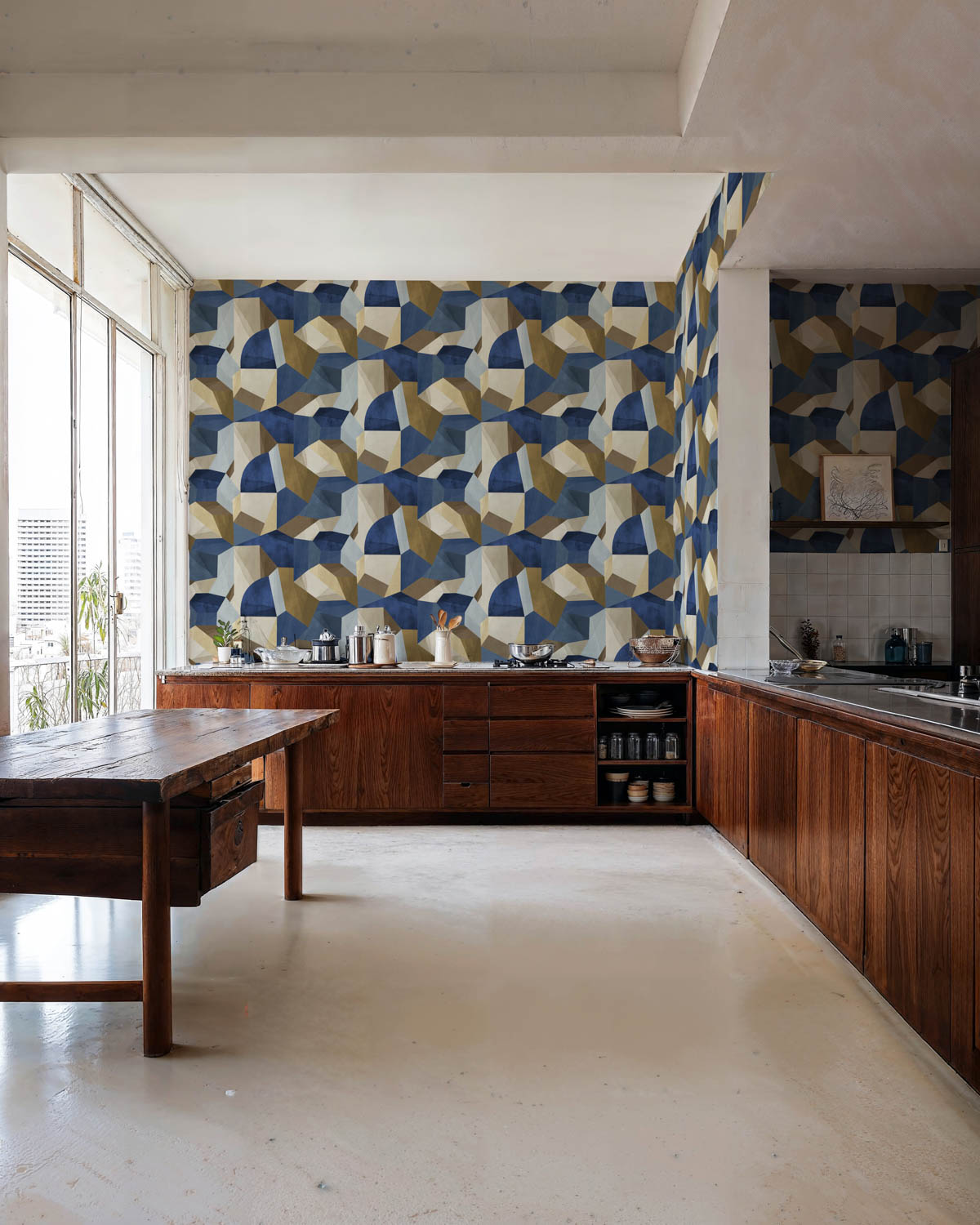 Tres Tintas behang Buildings Sky UT5403-3