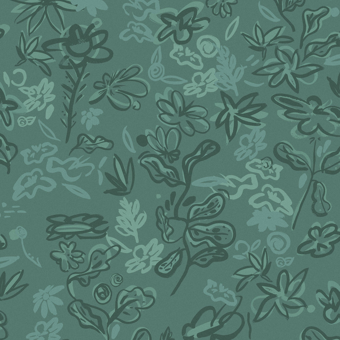 Tres Tintas behang Crazy Flowers EF4905-2