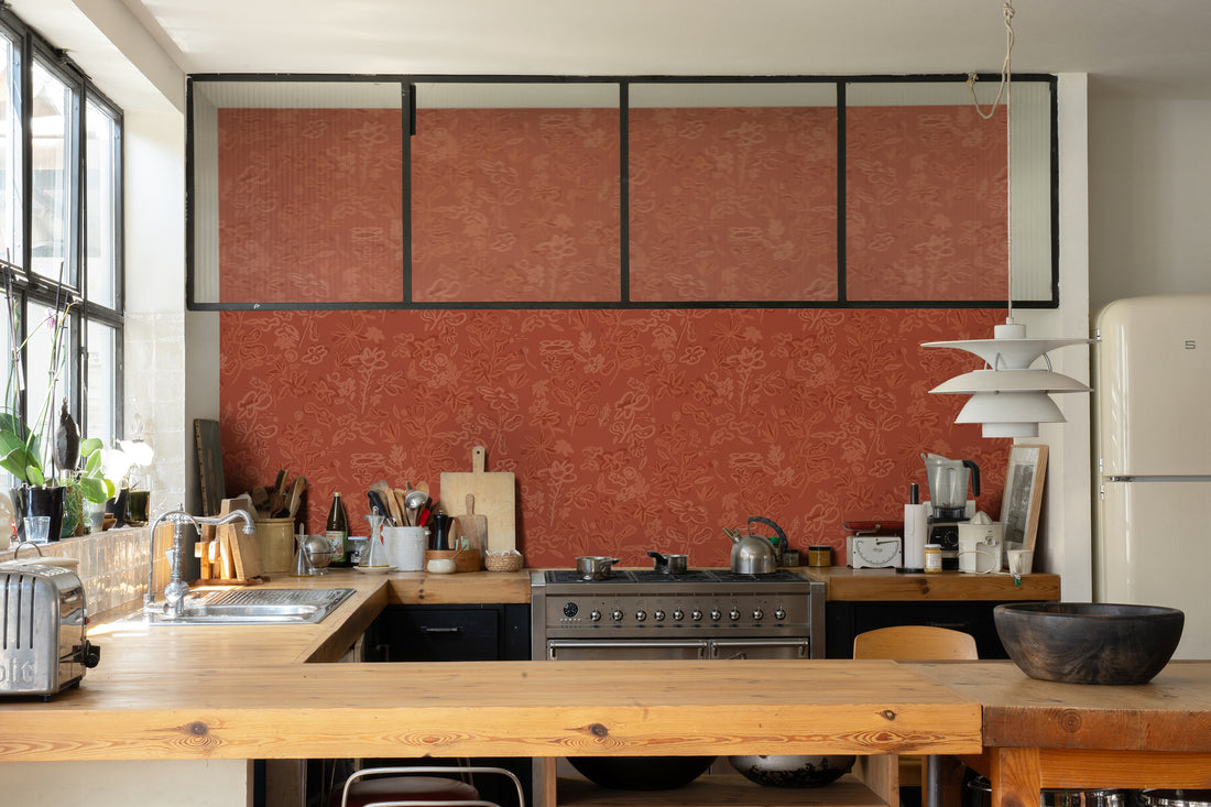 Tres Tintas behang Crazy Flowers EF4905-4
